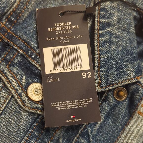 Tommy Hilfiger Denim jacket toddler  2T - Picture 4 of 7